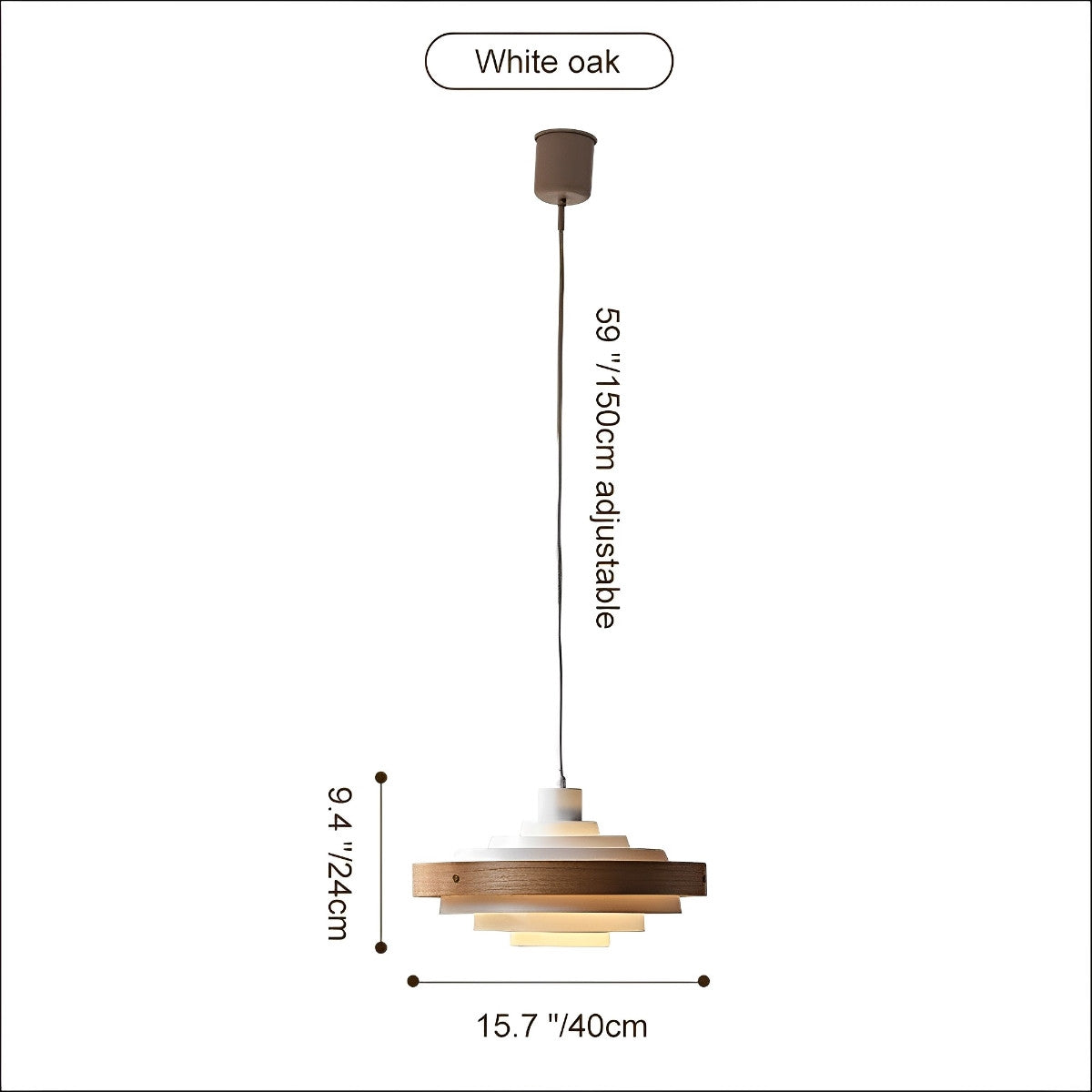 Modern Minimalist Shaded Drum Pendant Light