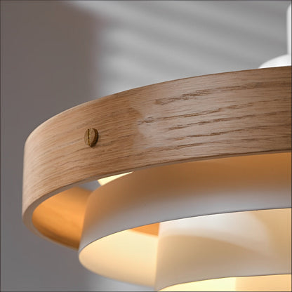Modern Minimalist Shaded Drum Pendant Light