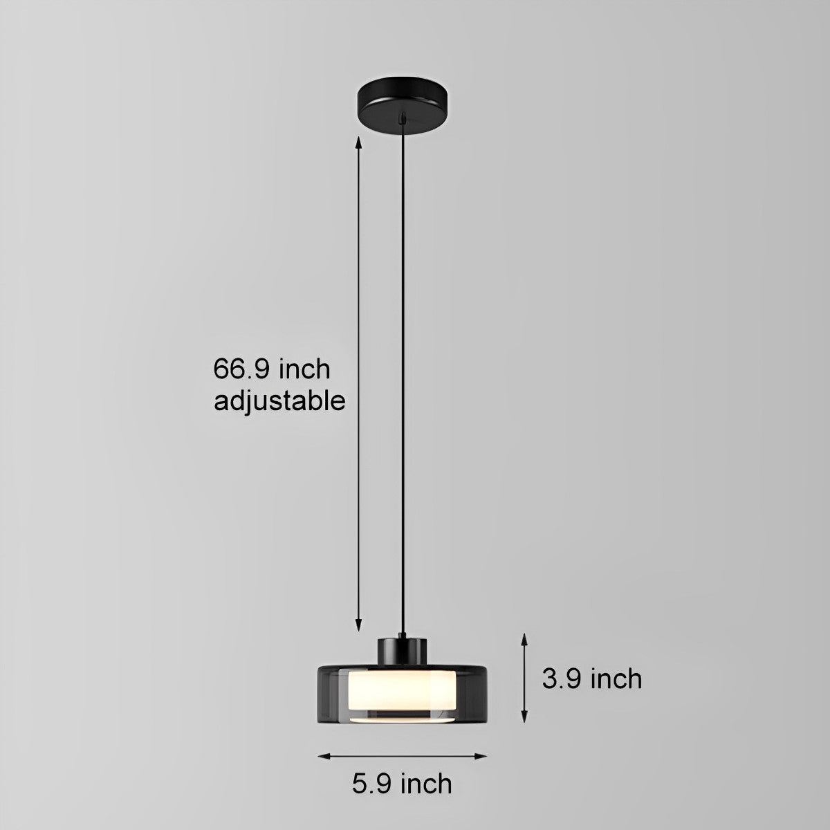 Modern Minimalist Chandelier Glass Brass Bedside Lighting