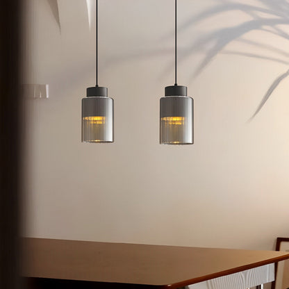 Modern Minimalist Chandelier Glass Brass Bedside Lighting