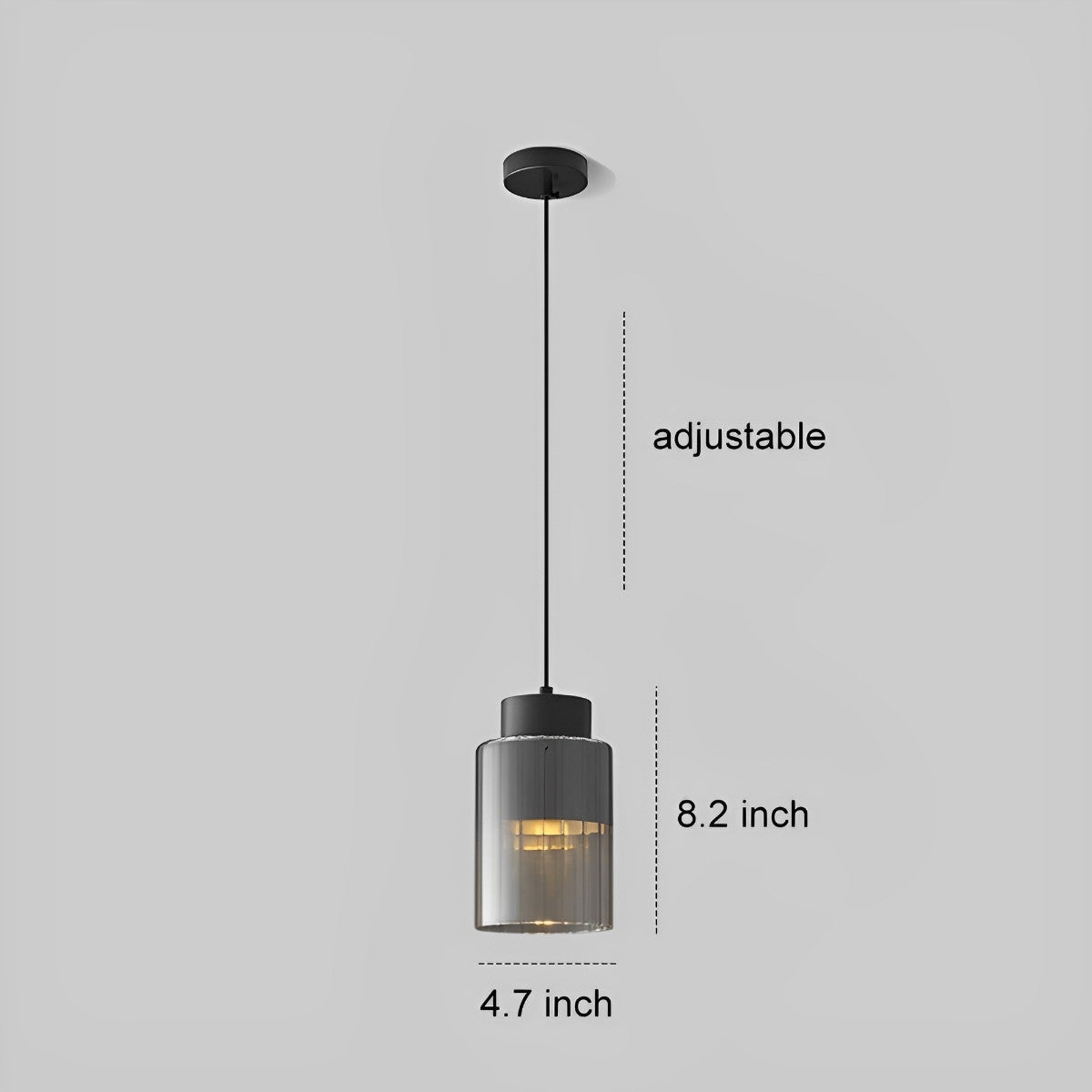 Modern Minimalist Chandelier Glass Brass Bedside Lighting