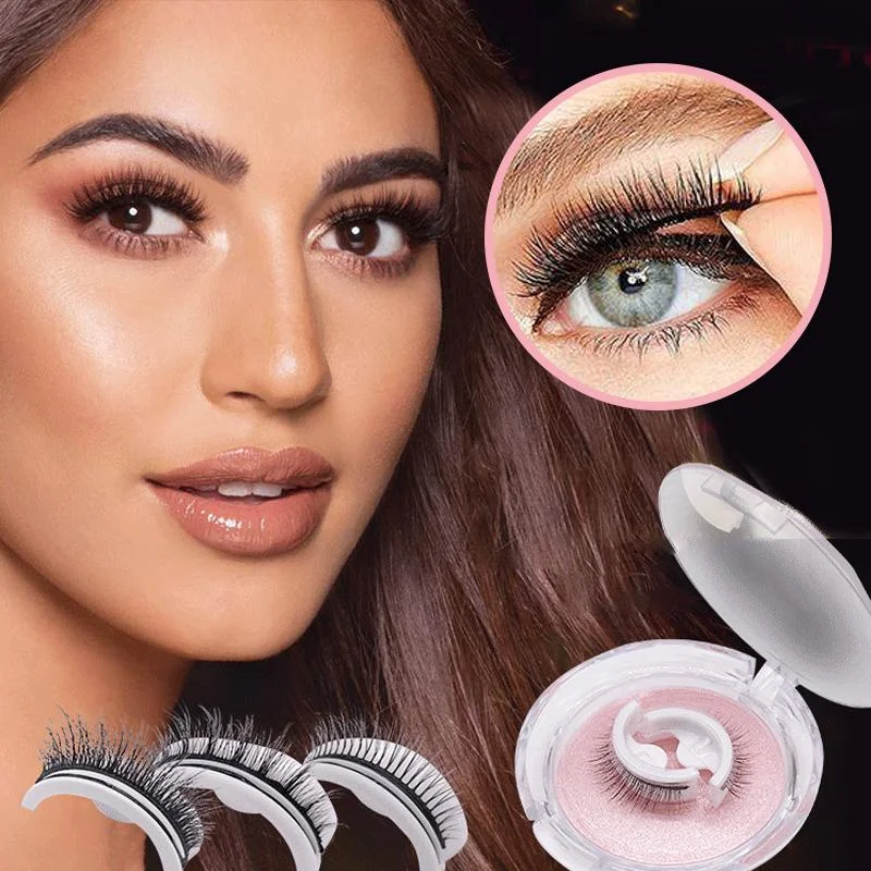 Reusable Self-Adhesive Eyelashes – No Glue, Premium Natural Look