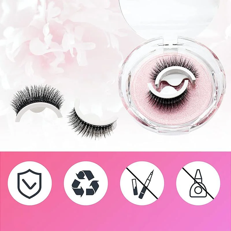 Reusable Self-Adhesive Eyelashes – No Glue, Premium Natural Look