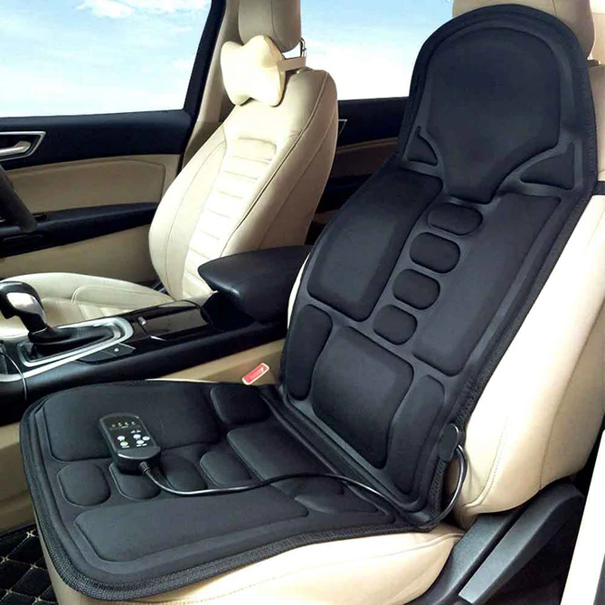 Premium Heated Massage Chair – Back & Neck Cushion with Full-Body Support