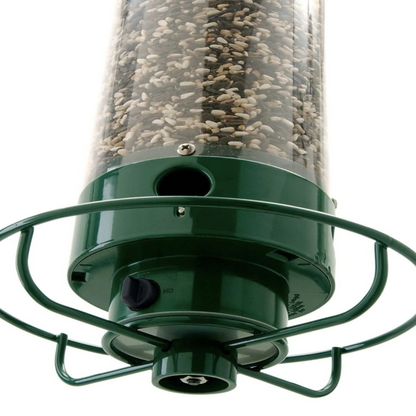 Squirrel-Proof Bird Feeder – Large Bird Friendly with Spinning Squirrel Repellent Action