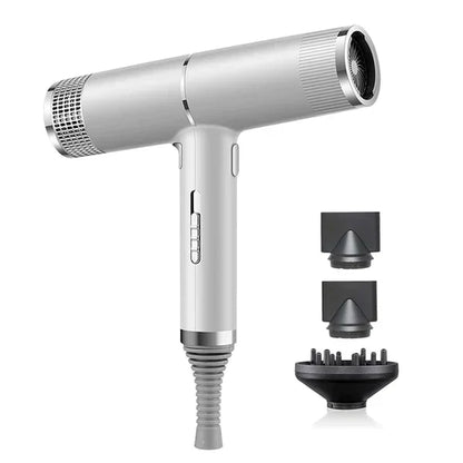 Professional Ionic Hair Dryer – 110,000 RPM High-Speed Anion Blow Dryer with Diffuser & Nozzles