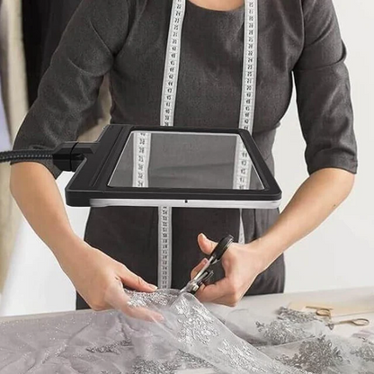 5X Magnifying Floor Lamp – Full-Page LED Light for Reading, Hobbies & Crafts