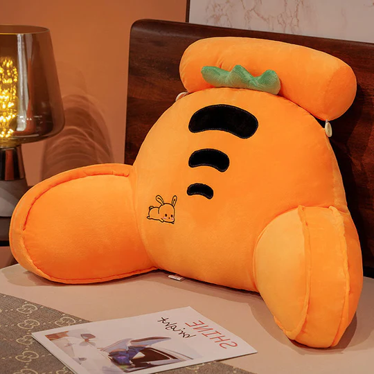 Almohada infantil con respaldo, brazos y reposacabezas ajustable