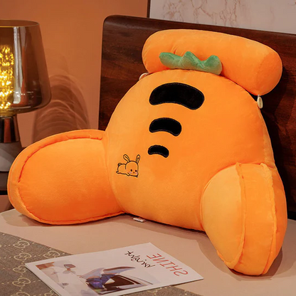 Almohada infantil con respaldo, brazos y reposacabezas ajustable