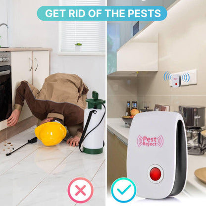 Ultrasonic Pest Repeller – Plug-In Insect & Rodent Repellent for Indoor Use