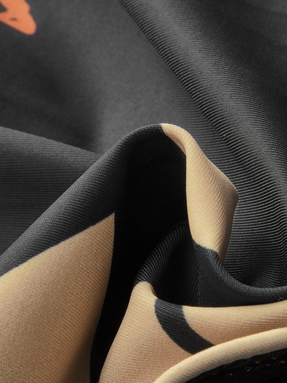 Printed Cutout One-Piece Swimsuit