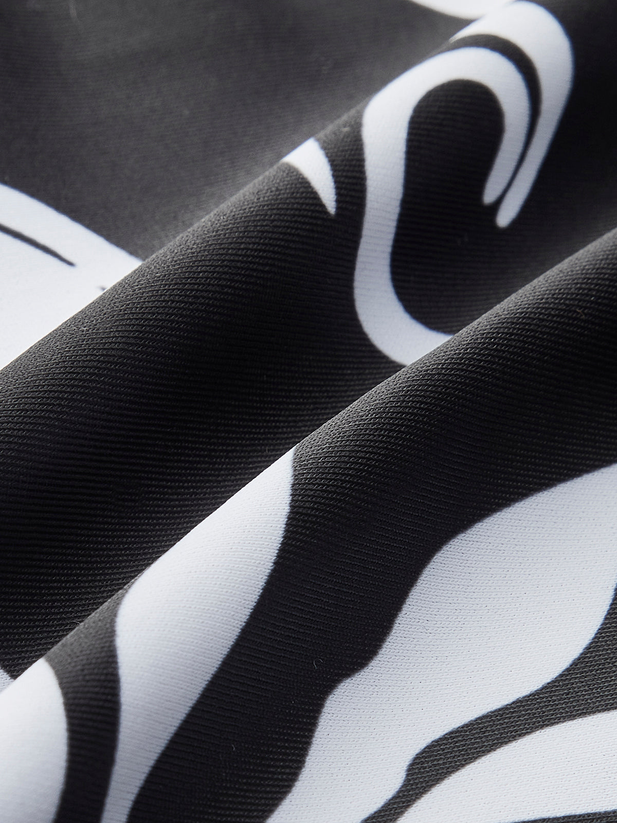 Printed Cutout V-Neck One-Piece Swimsuit