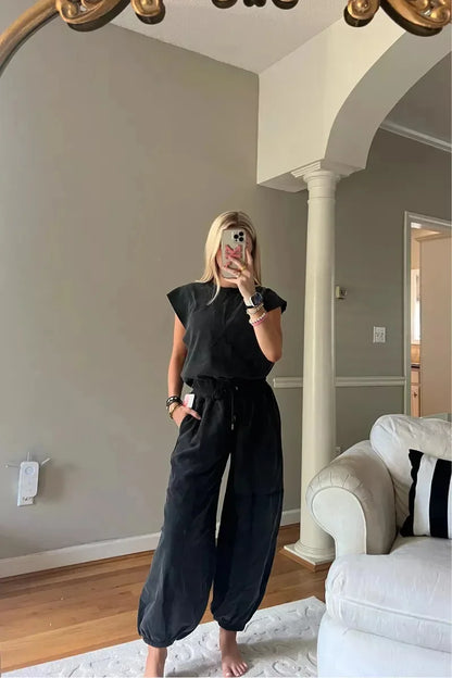 Renée - Elegant Backless Wide-Leg Jumpsuit For Women