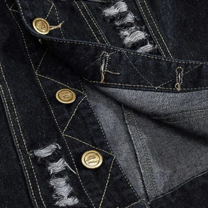 Retro Denim Vest For Men