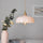 Retro Flower Glass Brass Kitchen Pendant Lighting Chandelier Hanging Lamp