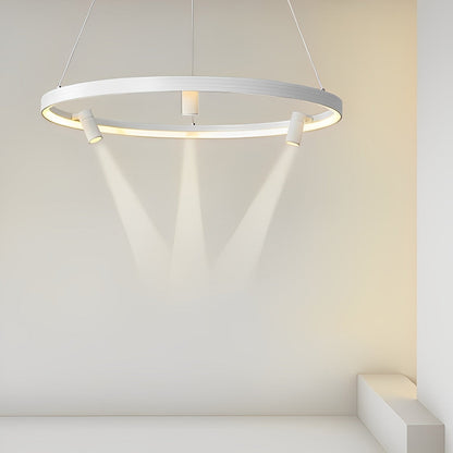 Round Ring Creative LED Chandelier Hanging Lamp