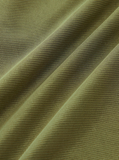 Ruched Asymmetrical Mesh Hem Dress