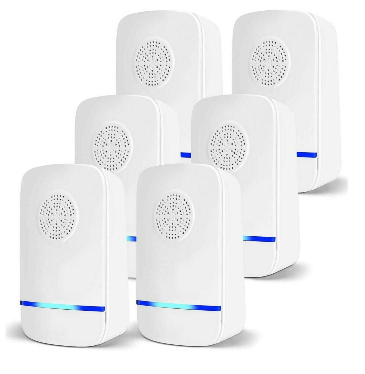 6-Pack Ultrasonic Rodent Repellent Plug-In – Wide Coverage Mice & Pest Deterrent