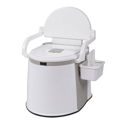 Portable Camping Toilet for Adults – Freestanding Travel Potty with Handrails