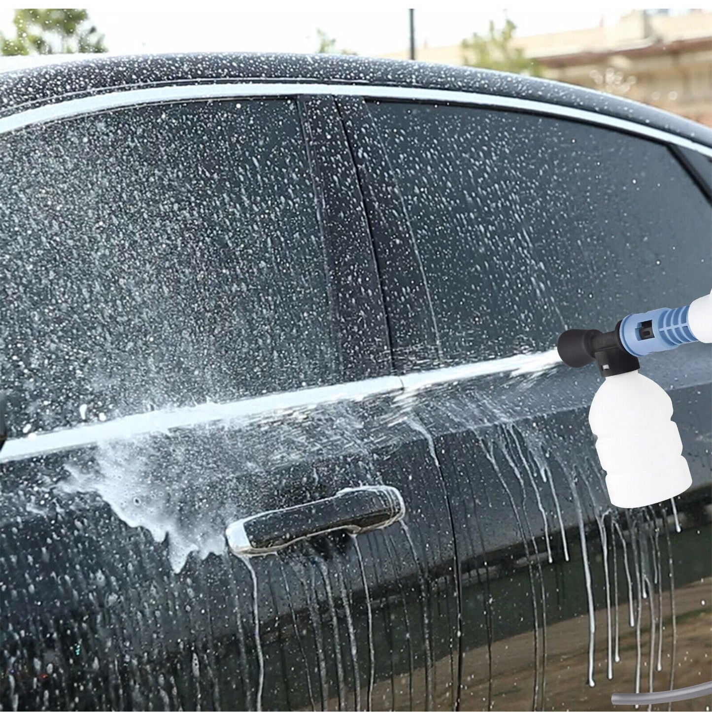 Hidrolavadora inalámbrica para coche con batería para entrada de casa