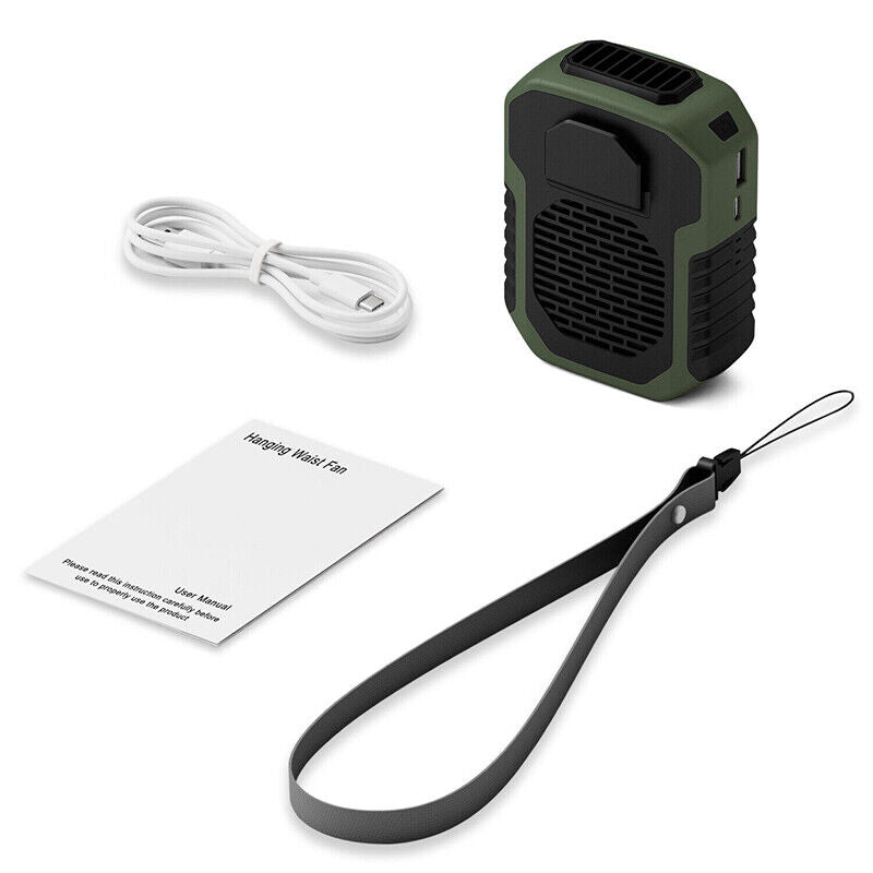 Rechargeable Portable Wireless Mini Waist Belt Fan