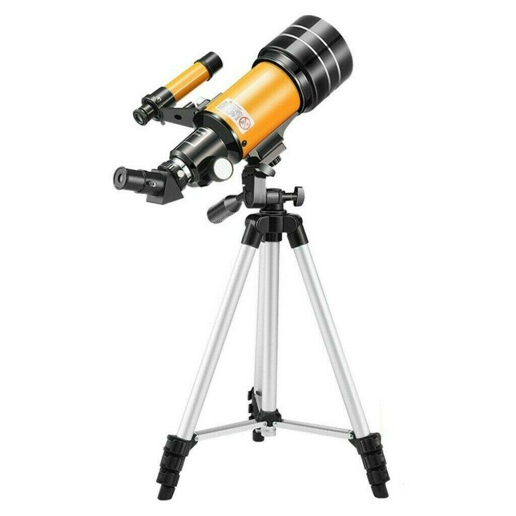 70mm Refractor Telescope for Kids – Beginner Star Gazing Telescope with Adjustable Tripod