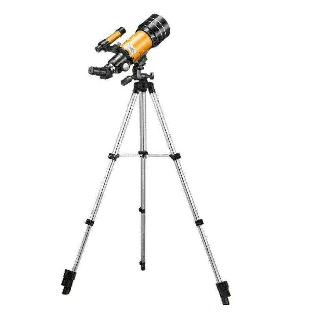 70mm Refractor Telescope for Kids – Beginner Star Gazing Telescope with Adjustable Tripod