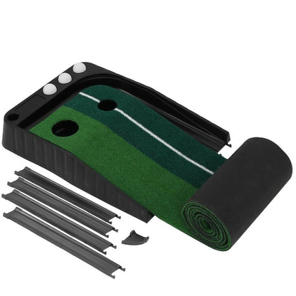 Indoor golf putting green 10' automatische terugkeer oefenmat
