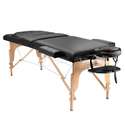 3-Fold Massage Table 84" – Professional Adjustable Spa Bed, Portable Design