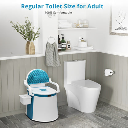 Outdoor and Indoor Portable Toilet – Comfortable Design for Seniors & Adults