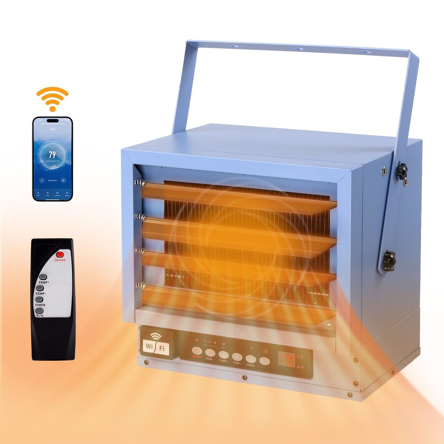 Electric Garage Heater – Wall Mounted Shop Heater for Fast, Efficient Heating