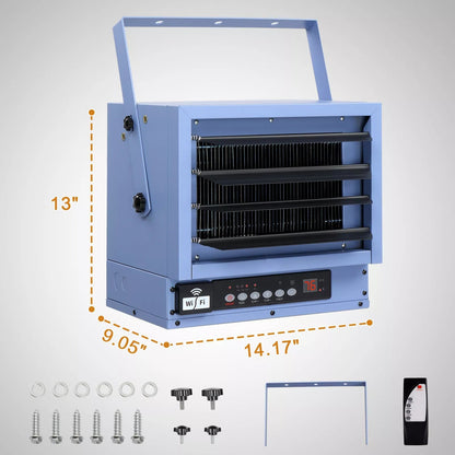 Electric Garage Heater – Wall Mounted Shop Heater for Fast, Efficient Heating
