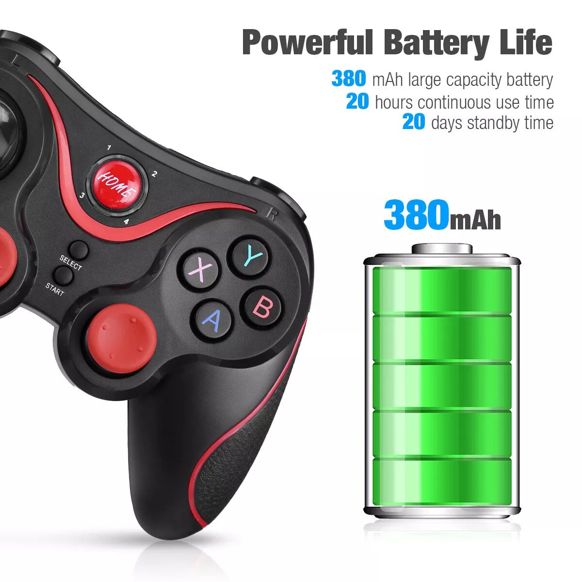 Controlador de juegos móvil para iPhone y Android