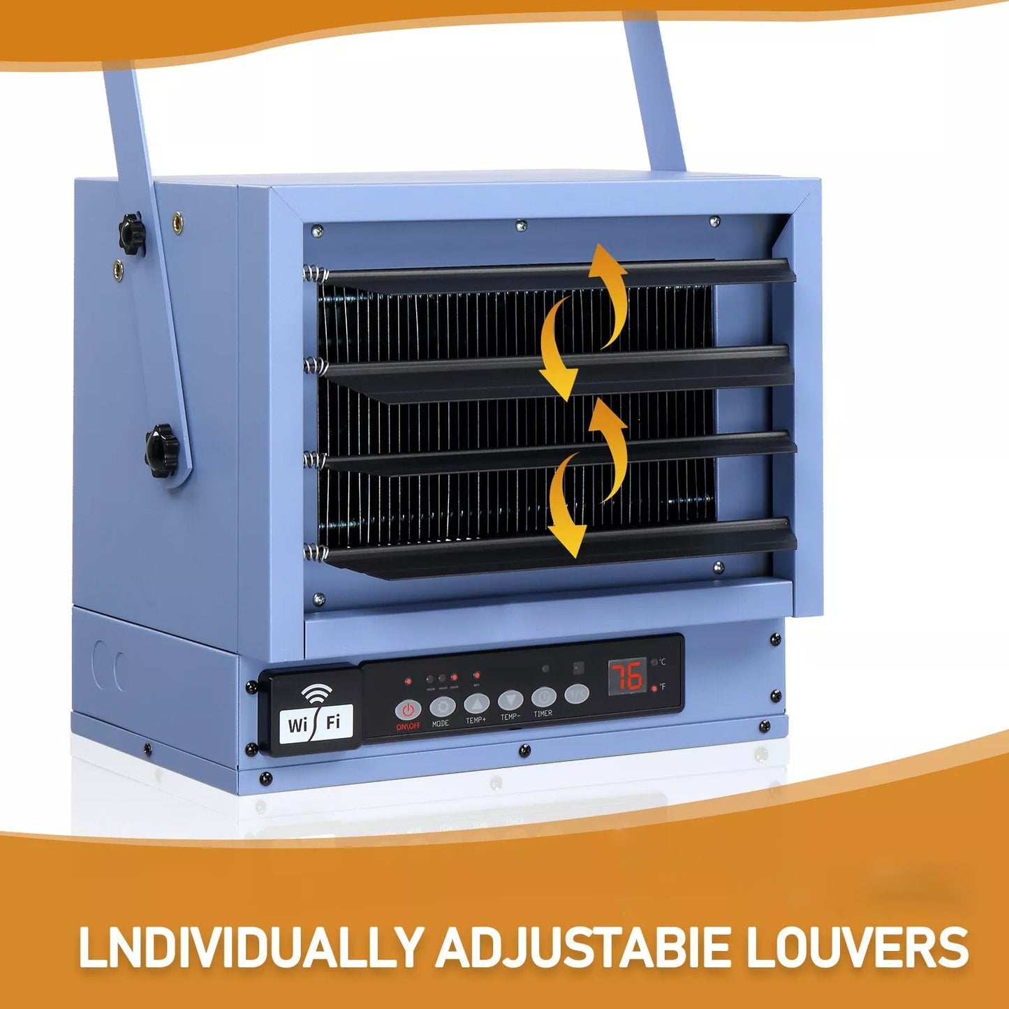 Electric Garage Heater – Wall Mounted Shop Heater for Fast, Efficient Heating