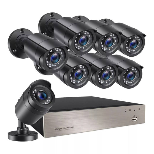 Outdoor CCTV Security Camera System Kit Night Vision