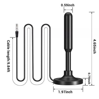 Antena digital para TV interior 300 millas