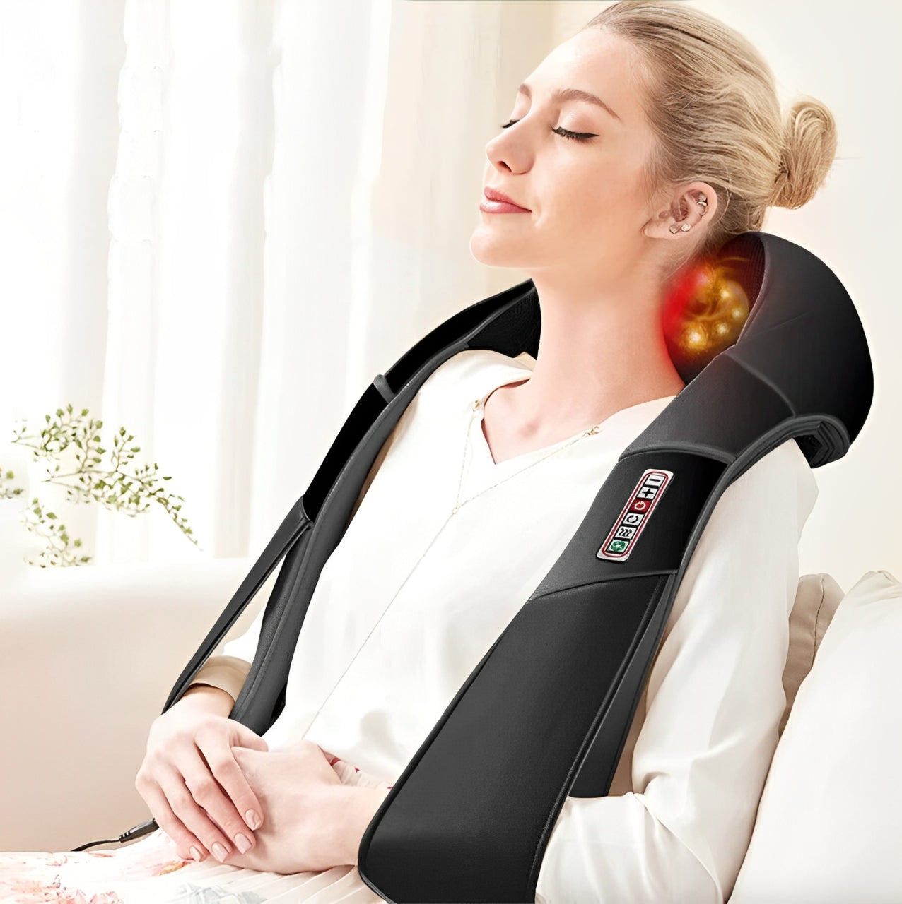 Masajeador shiatsu para espalda, cuello y hombros