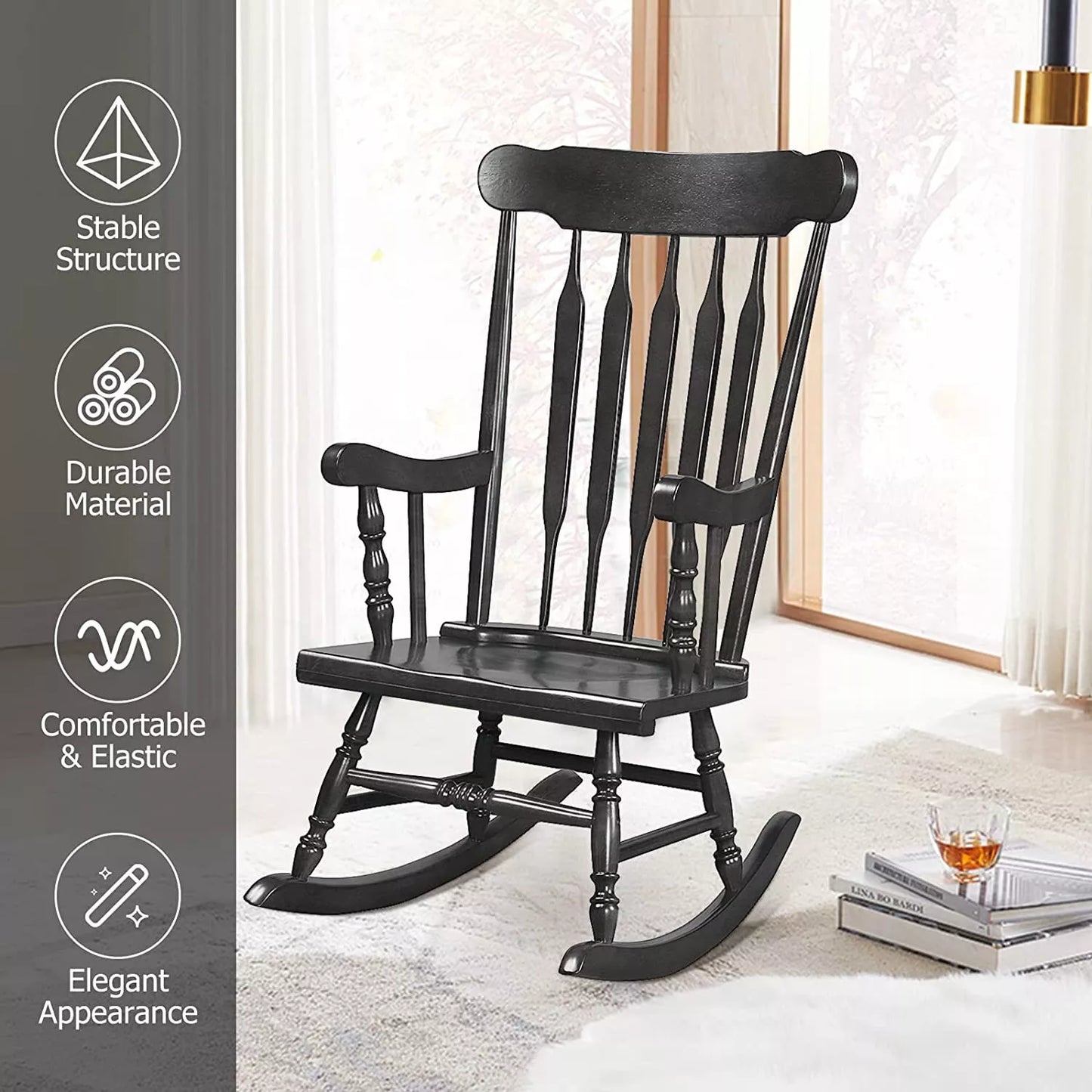 Wood Rocking Chair
