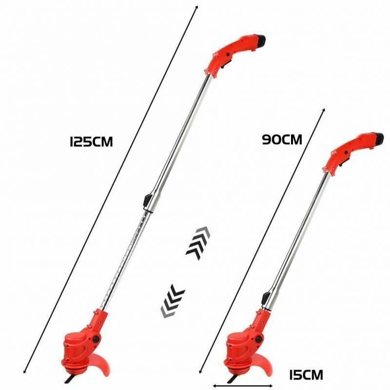 Cordless Electric Grass Trimmer – Battery Powered Weed Eater for Lawn Care