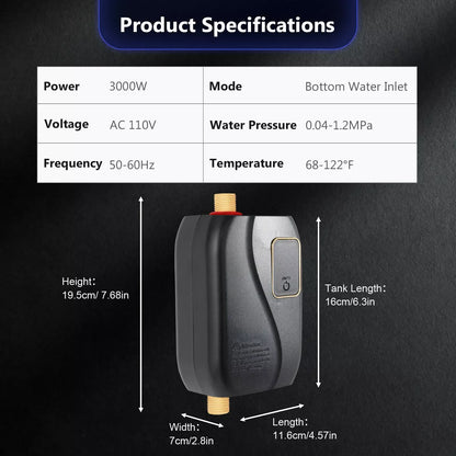 Tankless Water Heater – Instant Hot Water Solution for Showers & Sinks