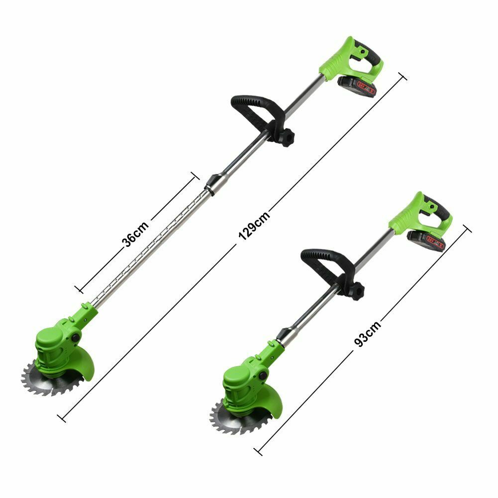 Cordless Electric Weed Eater – Rechargeable Grass Trimmer with Adjustable Head