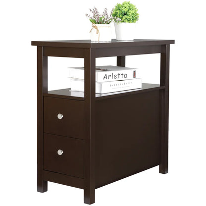 Minimalistische Stoel Zijtafel met Laden