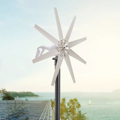 8-bladige windturbine generator voor thuis