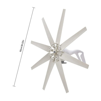 8-bladige windturbine generator voor thuis