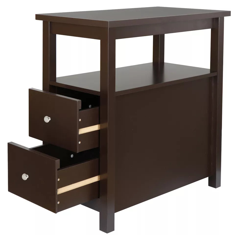 Minimalistische Stoel Zijtafel met Laden