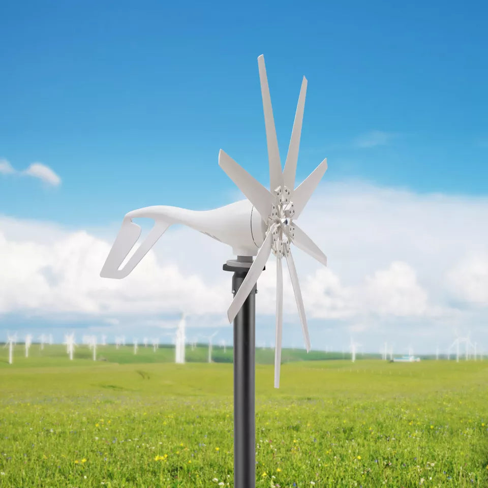 8-bladige windturbine generator voor thuis