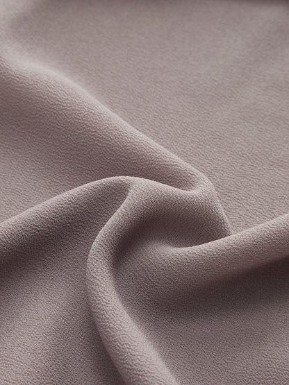 Semi-Sheer Button Pleated Chiffon Blouse