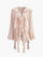 Semi-Sheer Chiffon Ruffled Blouse