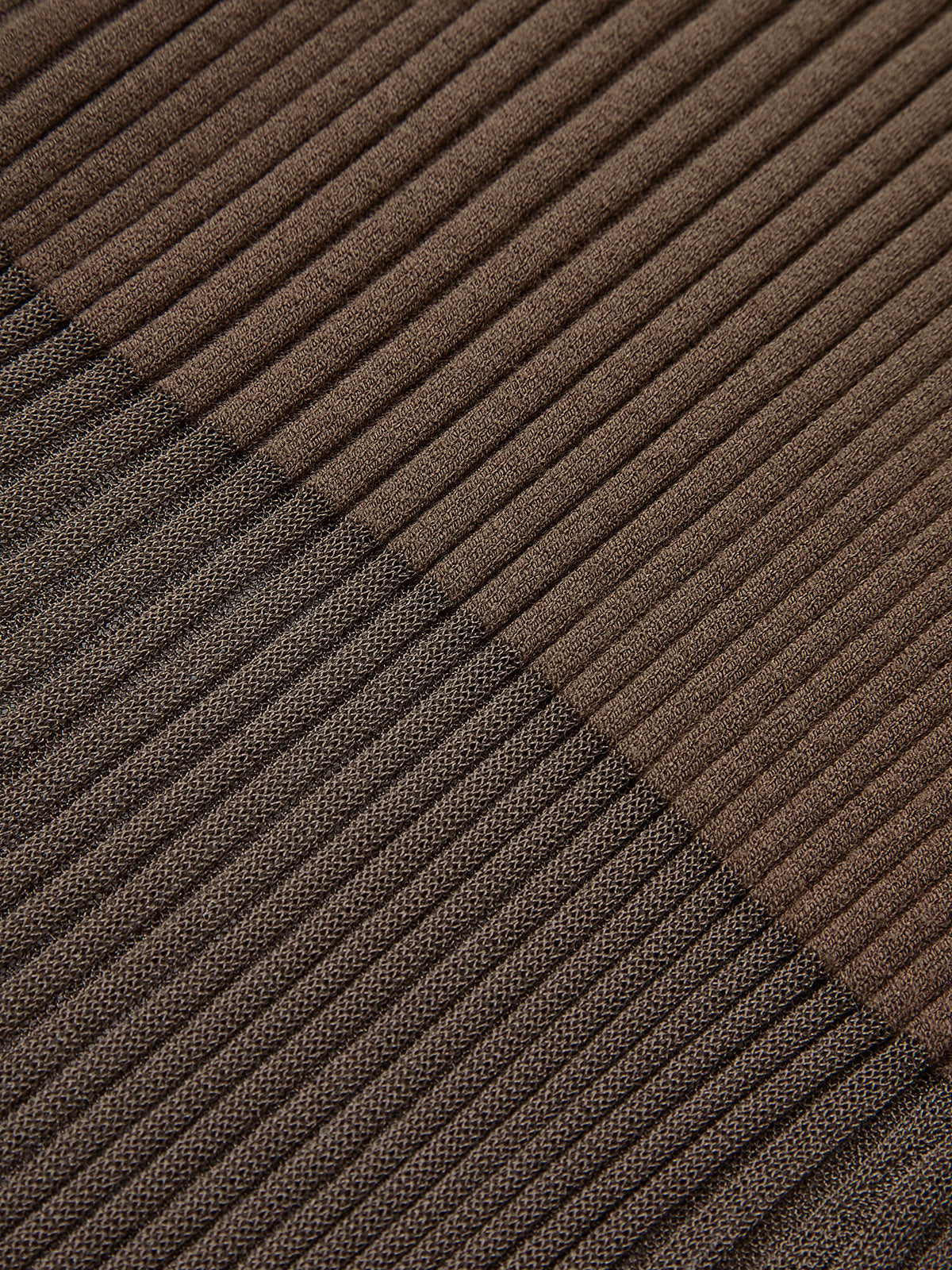 Sheer Panel Slim Sweater