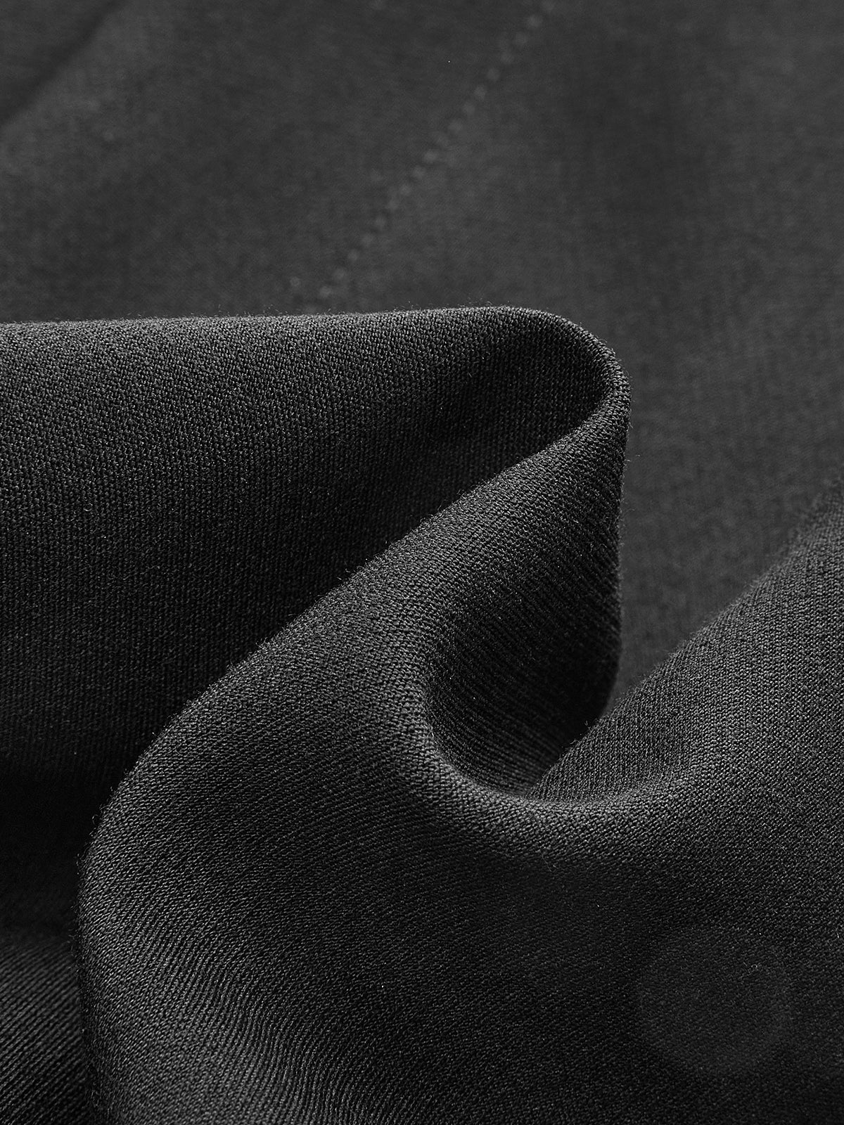 Solid A-Line Short Skirt